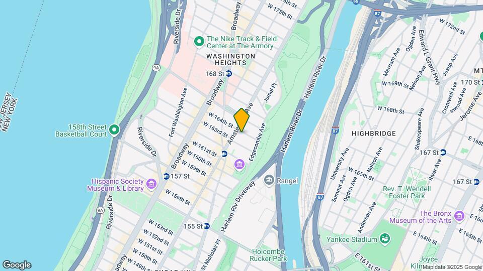 452 W 164th St Map and Location Details