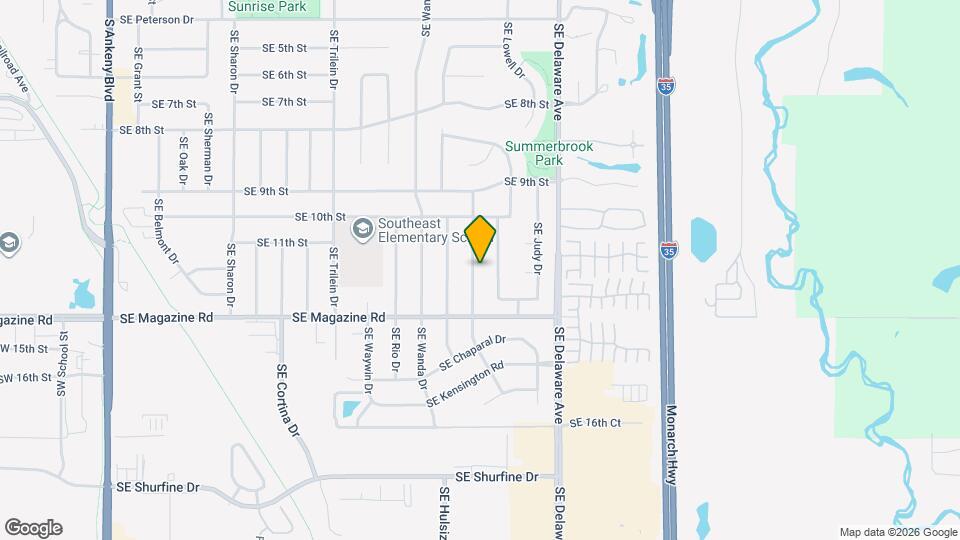 1201 SE Hayes Dr Map and Location Details