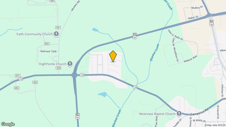 105 Cambridge Rd Map and Location Details