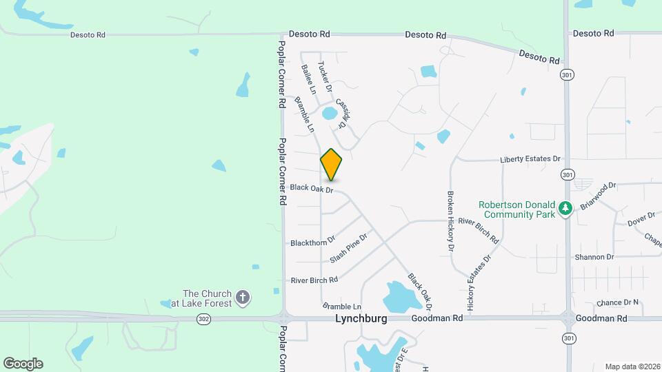 6700 Black Oak Dr Mapa y Detalles de la Ubicación