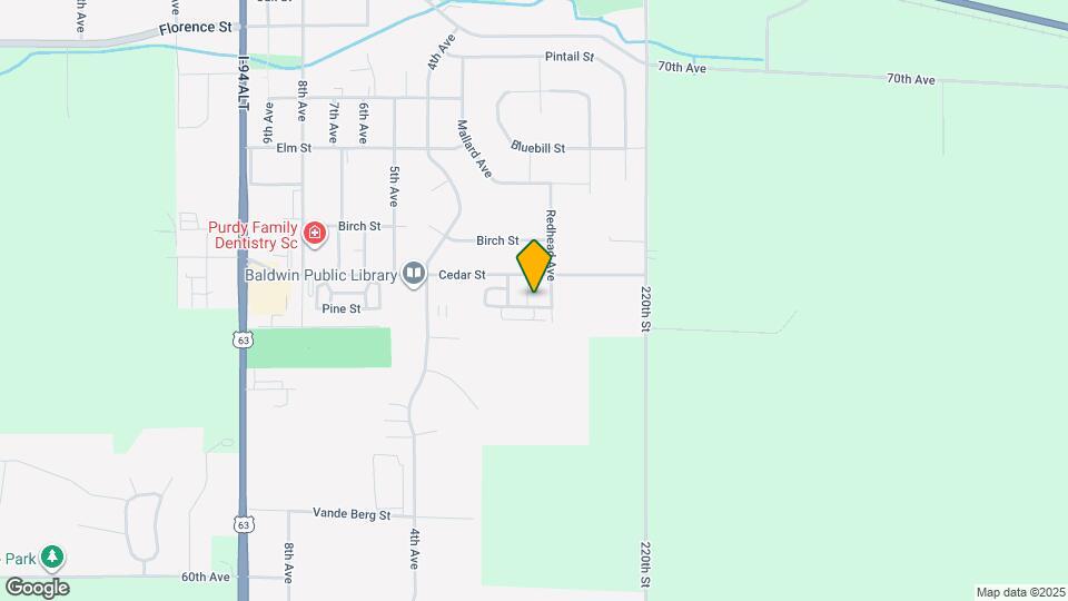 280 Cedar St Mapa y Detalles de la Ubicación