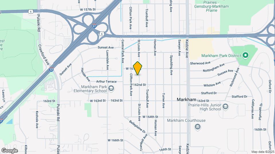 16130 St Louis Ave Map and Location Details