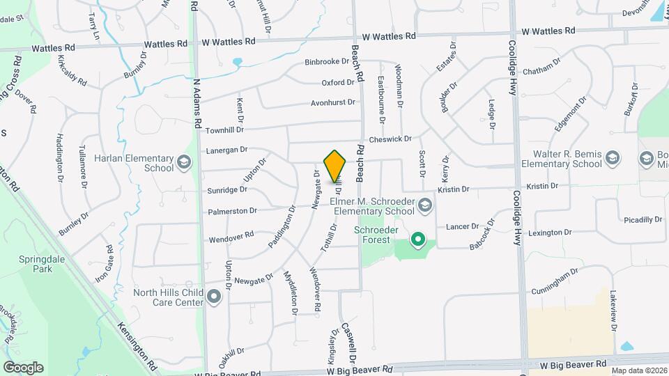 3541 Tothill Dr Map and Location Details