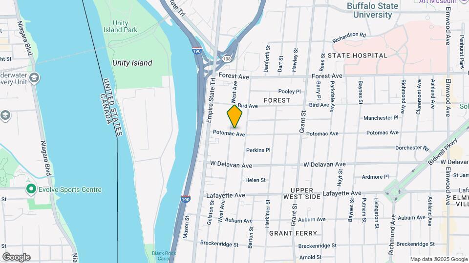 1247 West Ave Map and Location Details