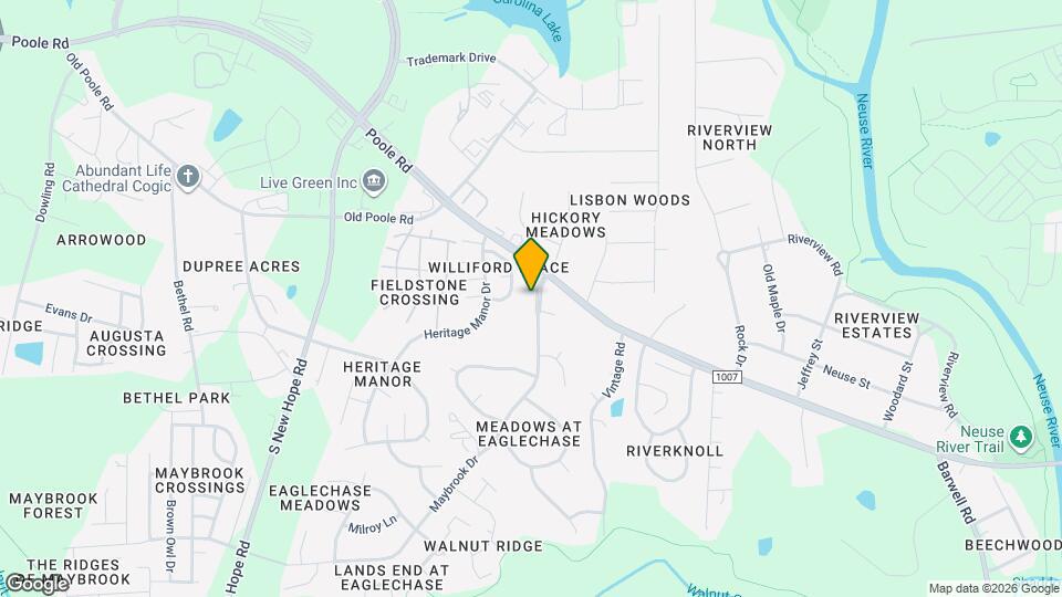 1512 Maybrook Dr Map and Location Details