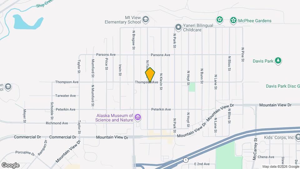 441 N Flower St Map and Location Details