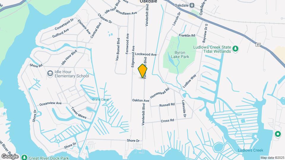 224 Vanderbilt Blvd, Unit 1 Map and Location Details