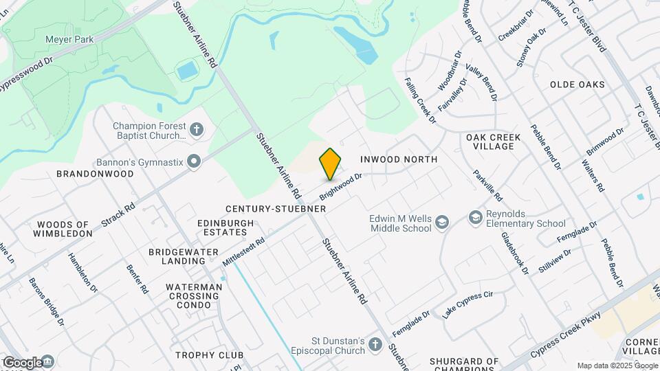 4310 Brightwood Dr Map and Location Details