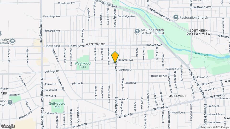 425 Brooklyn Ave Map and Location Details