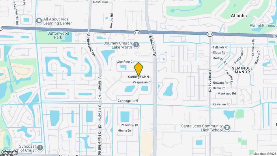 4582 Carthage Cir N Map and Location Details