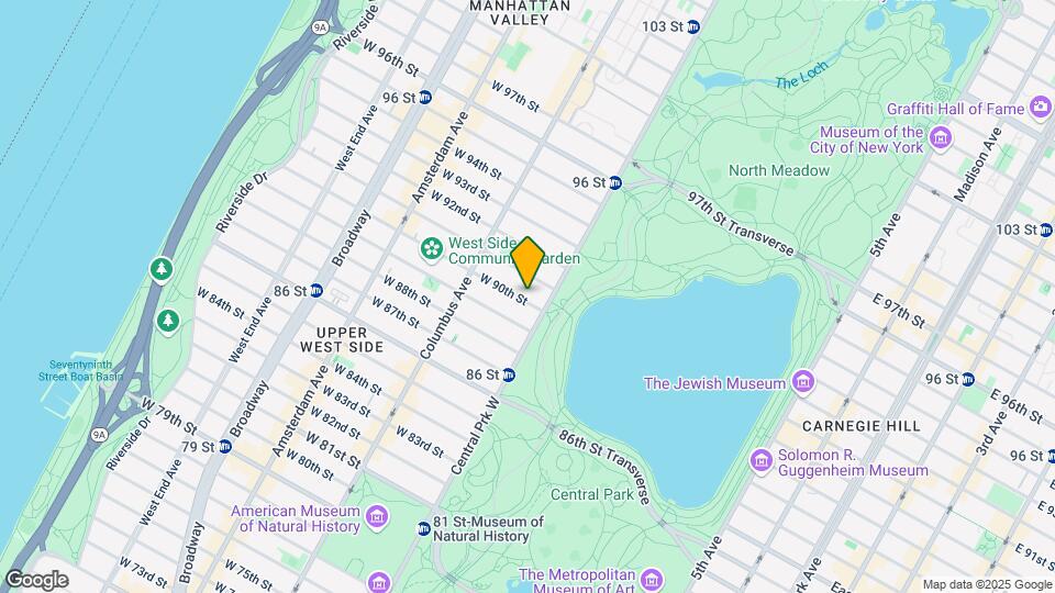 15 W 90th St Map and Location Details
