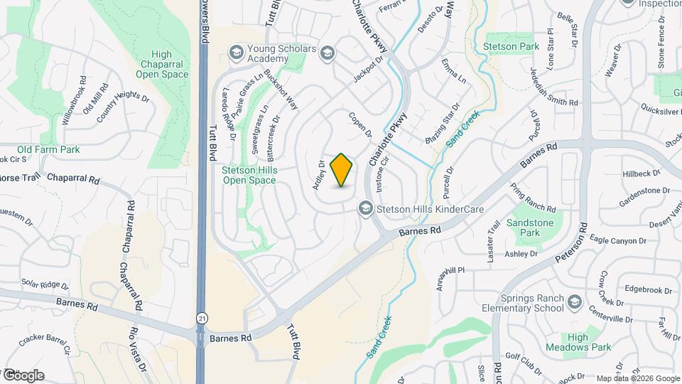 6325 Ashridge Ct Mapa y Detalles de la Ubicación