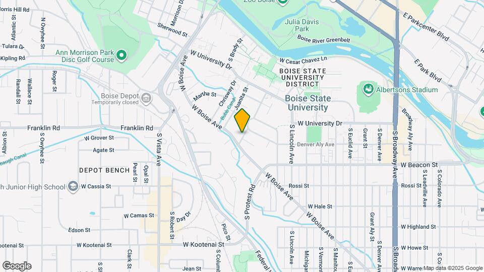 1623 S Joyce St Map and Location Details