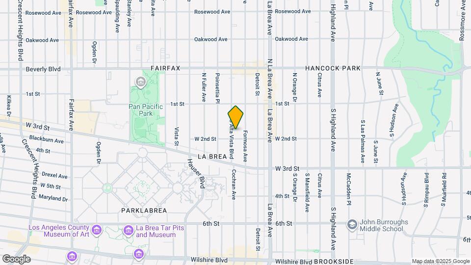 172 S Alta Vista Blvd Map and Location Details