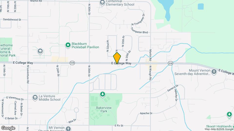 3316 E College Way Map and Location Details