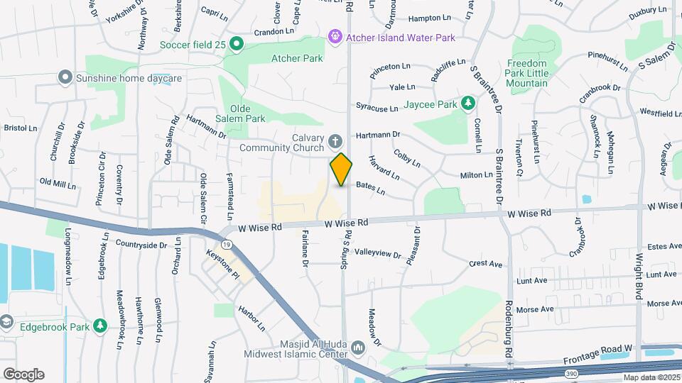 1104 S Springinsguth Rd, Unit 1A Map and Location Details