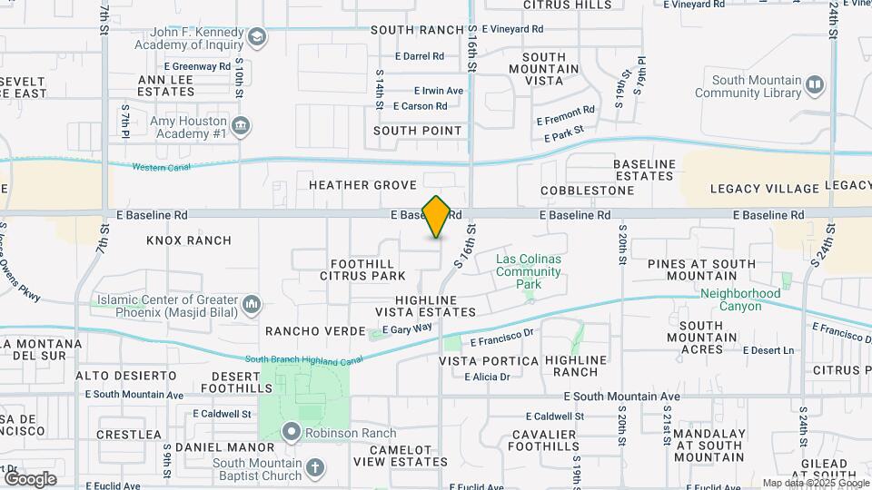 1530 E Branham Ln Map and Location Details