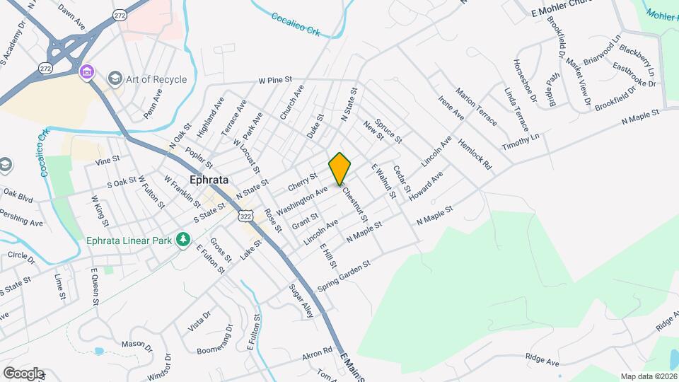 113 E Chestnut St Map and Location Details