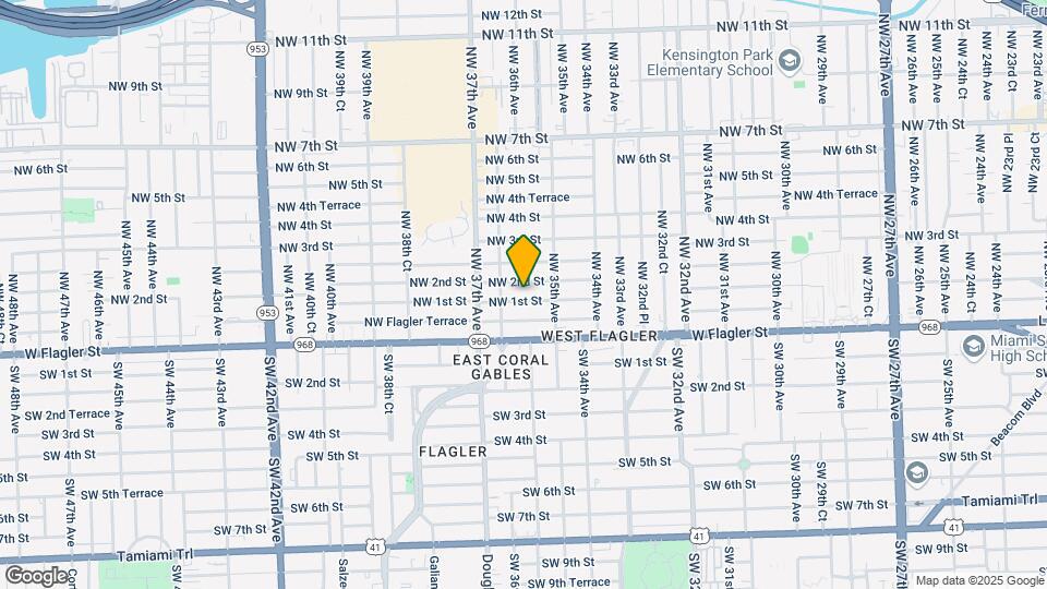 3615 NW 1st St Map and Location Details