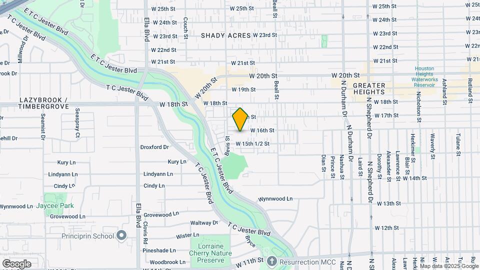 1232 W 16th St Map and Location Details