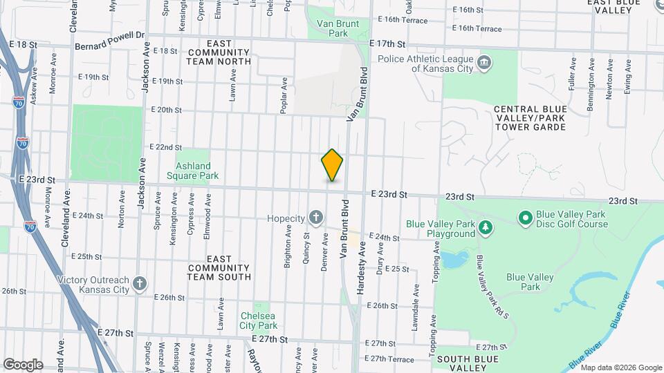 2239 Denver Ave Map and Location Details