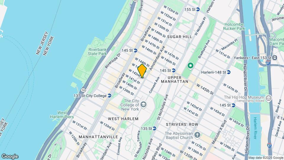 1650 Amsterdam Avenue Map and Location Details