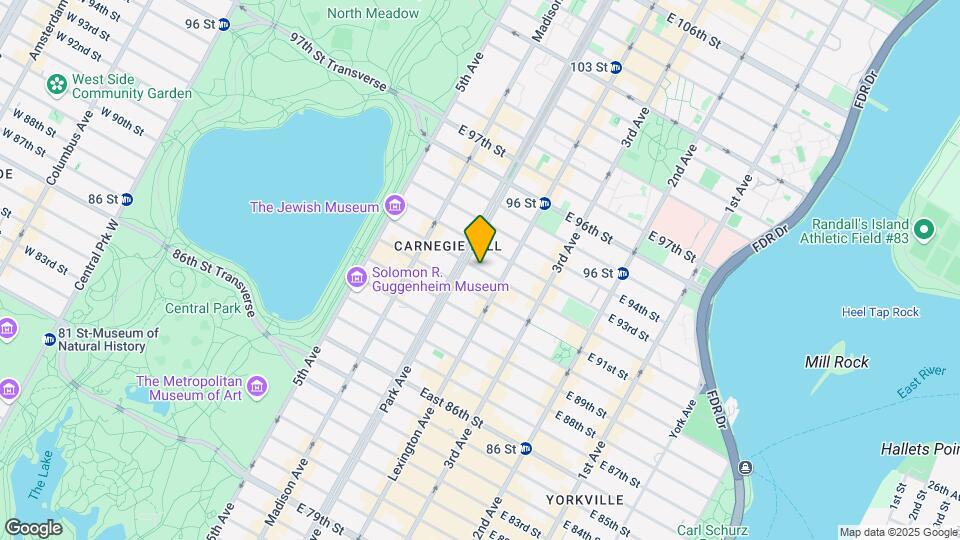 111 E 92nd St Map and Location Details