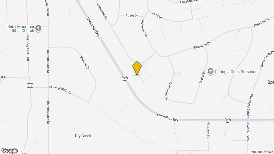 521 Lawndale Pl Map and Location Details