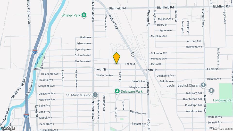 2310 Thom St Map and Location Details