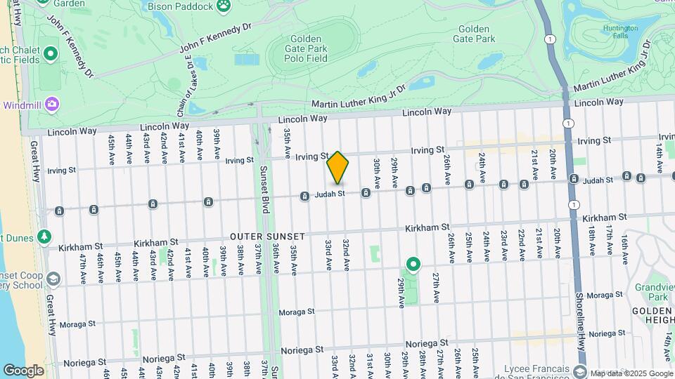 2712 Judah St, Unit 2712 Judah Mapa y Detalles de la Ubicación