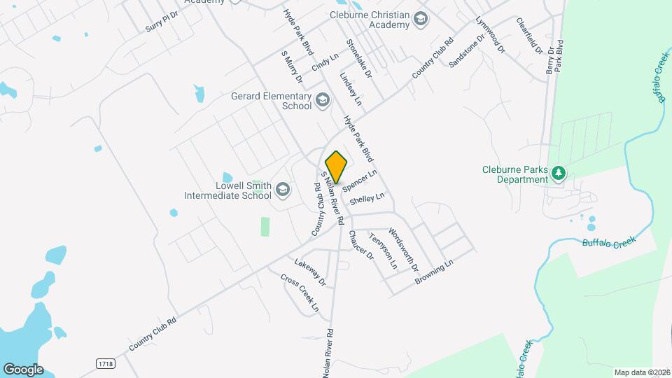 1404 Chaucer Dr Map and Location Details