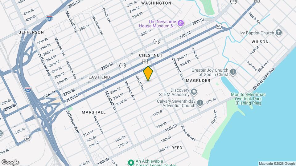 1020 23rd St Map and Location Details