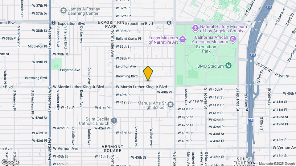 1131 W M.L. King, Jr. Blvd Mapa y Detalles de la Ubicación