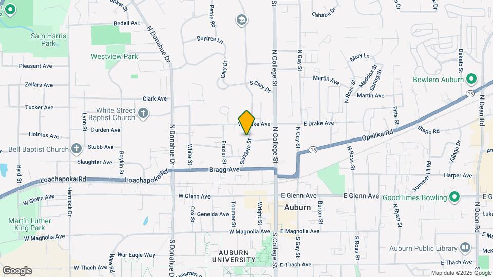 423 Sanders St Map and Location Details