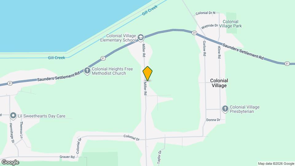 5951 Miller Rd Map and Location Details