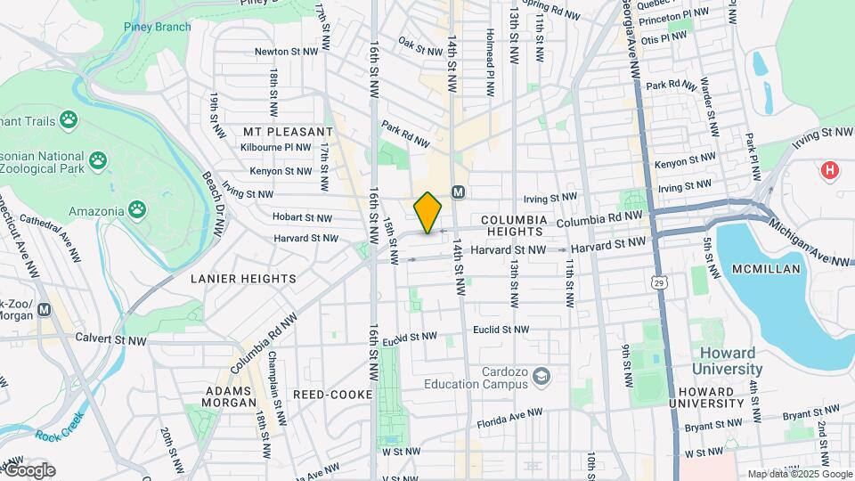 1438 Columbia Rd NW Map and Location Details