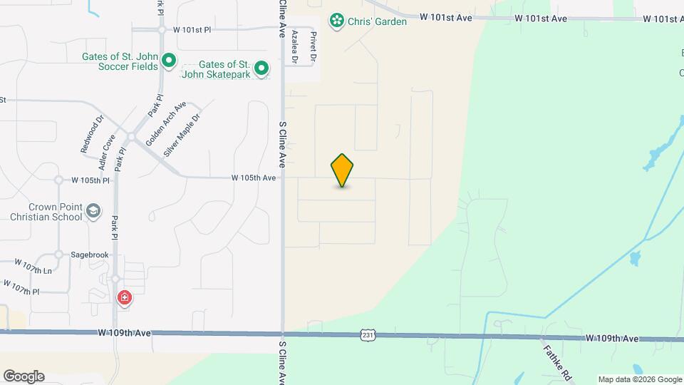 7692 W 105th Pl Map and Location Details