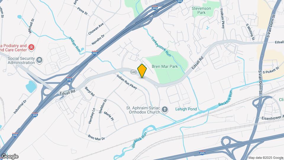 6369 Edsall Rd Map and Location Details