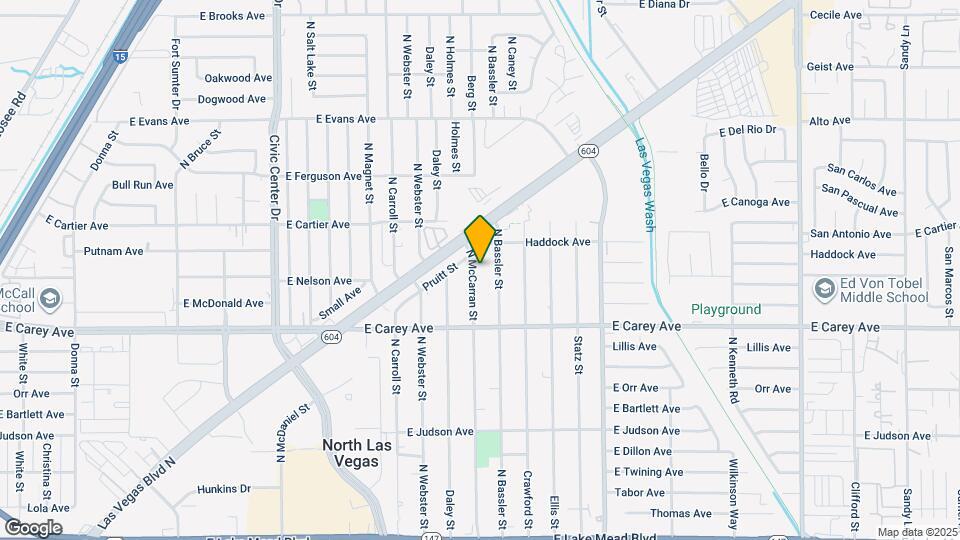 2518 N McCarran St Map and Location Details