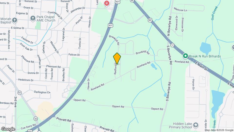 151 Radford Cir Map and Location Details