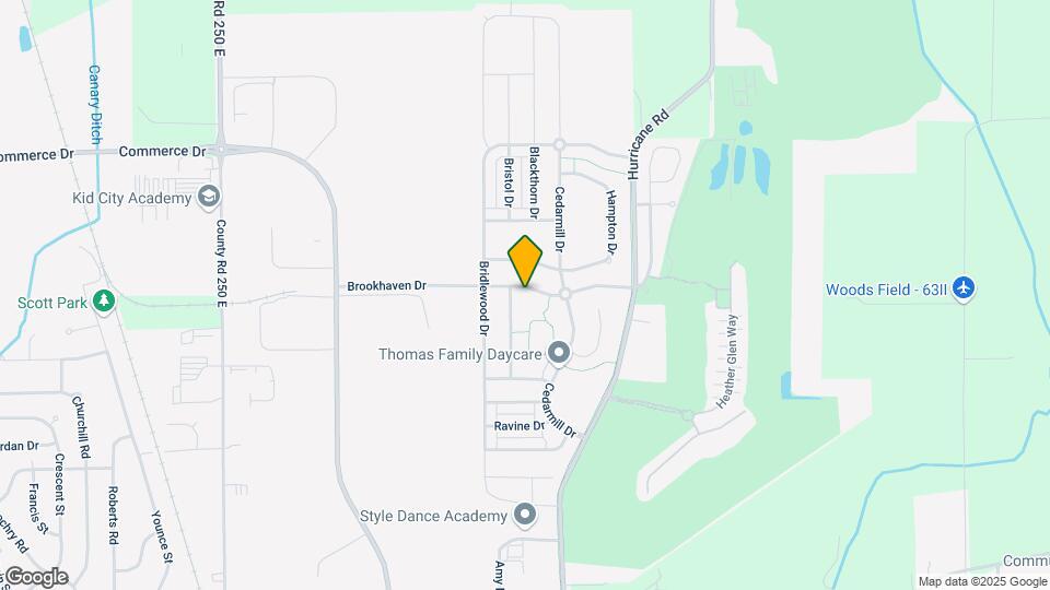 945 Brookhaven Dr Mapa y Detalles de la Ubicación