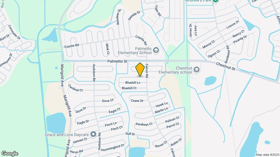 608 Bluebill Ct Map and Location Details
