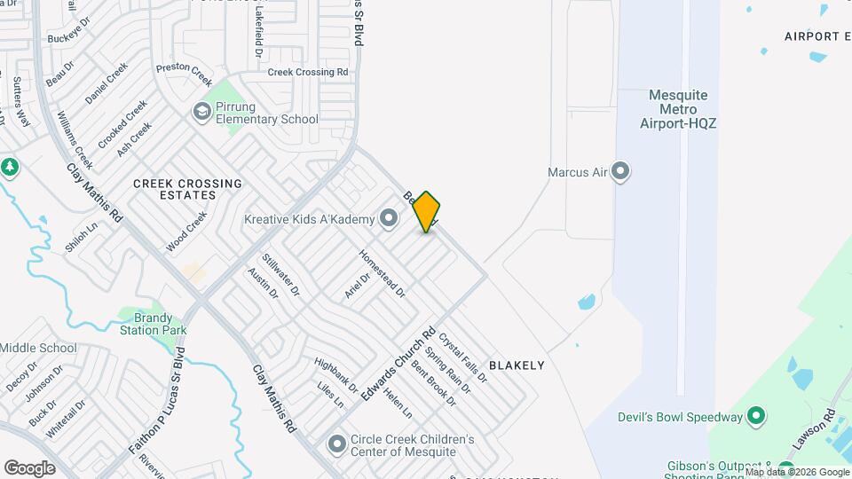 1411 Sandalwood Dr Mapa y Detalles de la Ubicación