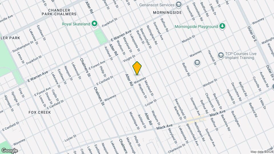 4324 Wayburn St Map and Location Details