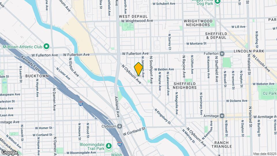 2237 N Clybourn Ave, Unit 02 Map and Location Details