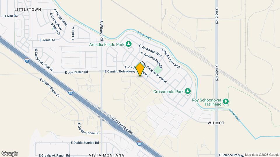 6545 E Paseo Alga Map and Location Details