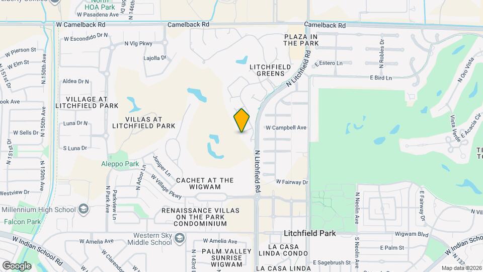 14137 W Green Hollow Terrace Map and Location Details