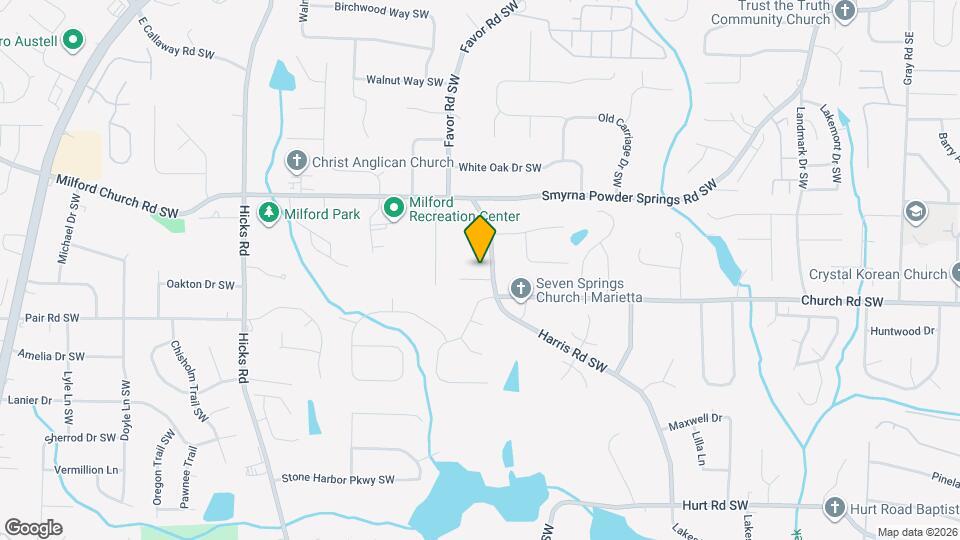 510 Antebellum Dr SW Map and Location Details