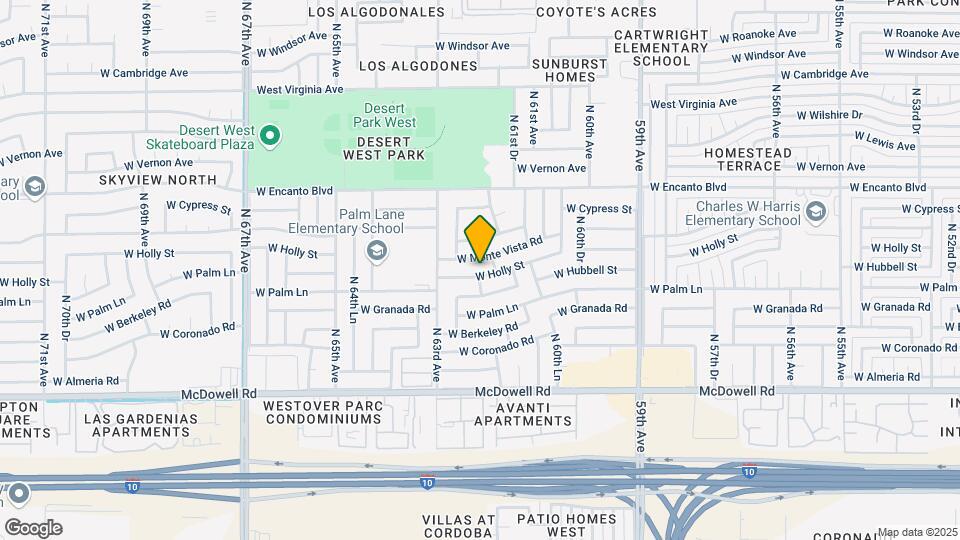 6214 W Holly St Map and Location Details