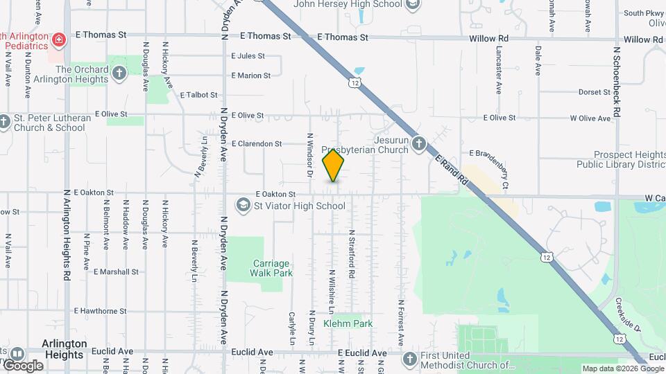 1106 N Drury Ln Mapa y Detalles de la Ubicación